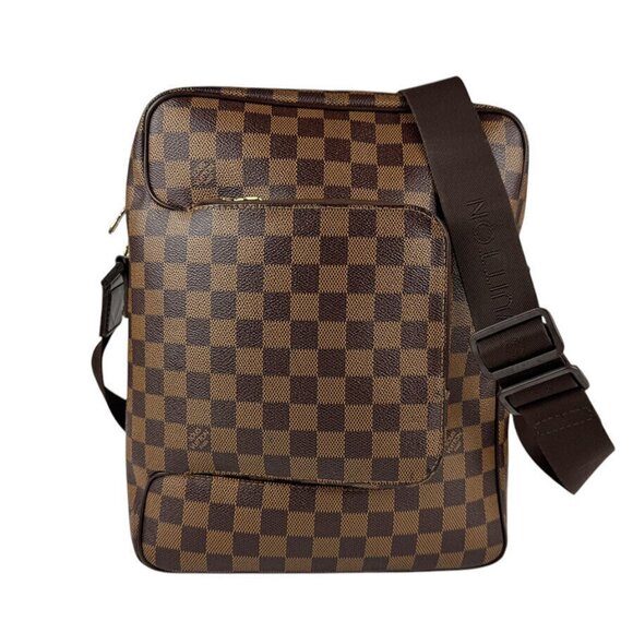 Auth LOUIS VUITTON Damier Ebene Olaf MM Crossbody Shoulder Bag N41441 - z3669 - Picture 1 of 15